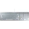 CHERRY KC 6000 slank FOR MAC toetsenbord Office USB QWERTZ Duits zilver