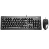 A4Tech KM-72620D - toetsenbord-muisset - USB - US - zwart