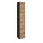 Top E Shop S33 badkamer opbergkast, antraciet/Artisan, eiken