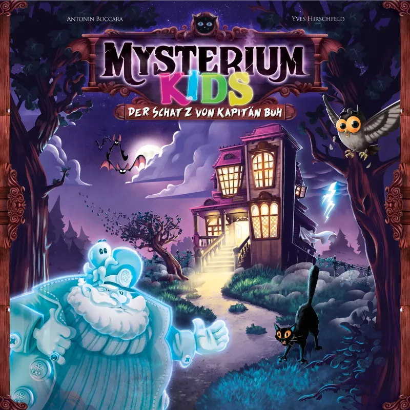 Mysterium Kids: Der Schatz of captain Buh, bordspel