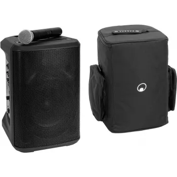 Draagbare PA-luidspreker Omnitronic PORTY-8A 8 inch, 200W, draadloos