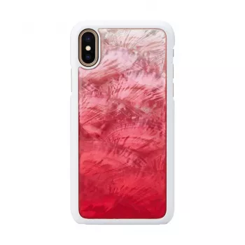 Smartphonehoesje iKins voor iPhone XS / iPhone X — Pink Lake White beschermhoesje