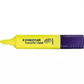 Marker Staedtler 364-1 beitelpunt geel