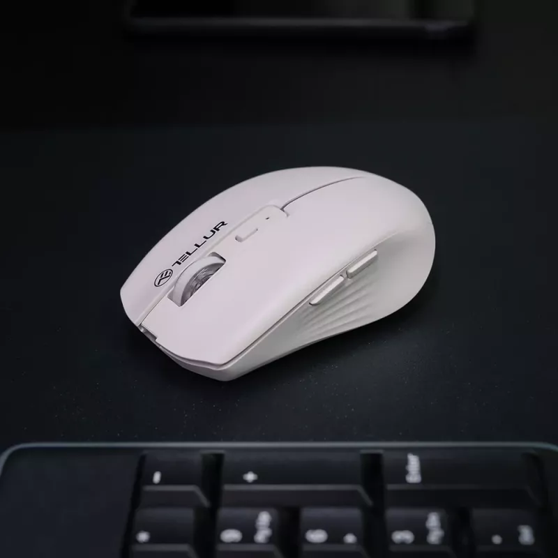 Tellur Silent Click draadloze muis wit