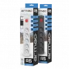 Stekkerdoos ARMAC R5 — 5 stopcontacten, 5 m kabel, zwart