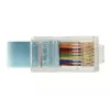 Delock USB 2.0 naar seriële RS-232 RJ45 console-adapterkabel, 3 m, blauw
