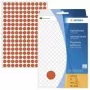 HERMA - permanent hechtende etiketten - rood - 8 mm rond 5632 etiket(ten) (32 vel x 176) (2212)