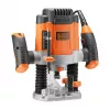 Router/trimmer Black & Decker KW1200EKA-QS — compacte bovenfrees met instelbare diepte-instellingen, ergonomisch ontwerp