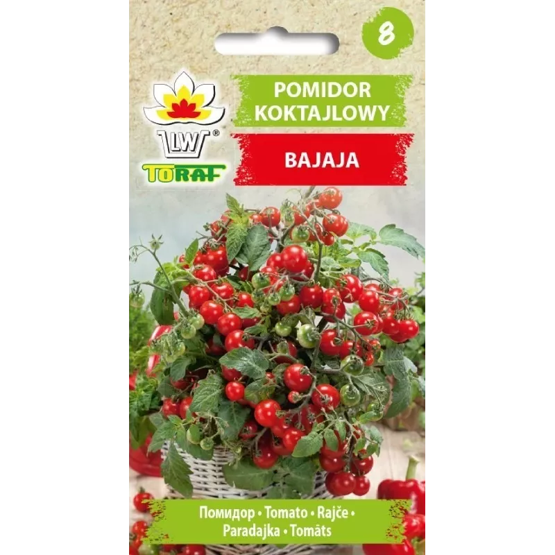 Bajaja kerstomaat Toraf groentezaden, 0,3g verpakking