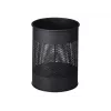 Afvalemmer Durable 331058 15 L rond metaal antraciet