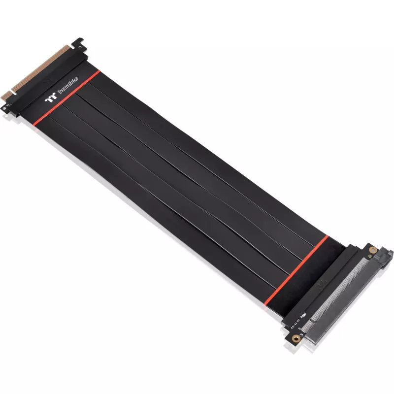 Thermaltake AC-058-CO1OTN-C1 PCIe 4.0 x16 riser-verlengkabel, 0,3 m, zwart