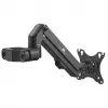 Monitorbeugel voor buis / stang 28-60 mm Maclean, 17-27'', max. 7 kg, gasveer, MC-459