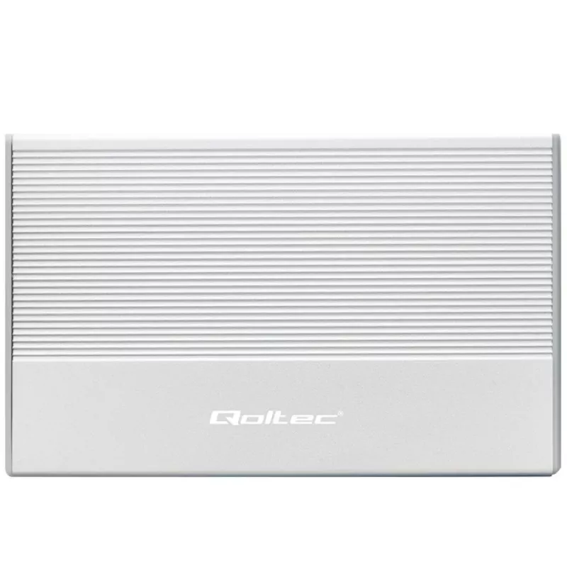 Behuizing voor 2,5-inch SATA-SSD/HDD QOLTEC 52278 USB 3.0, ondersteunt tot 2 TB