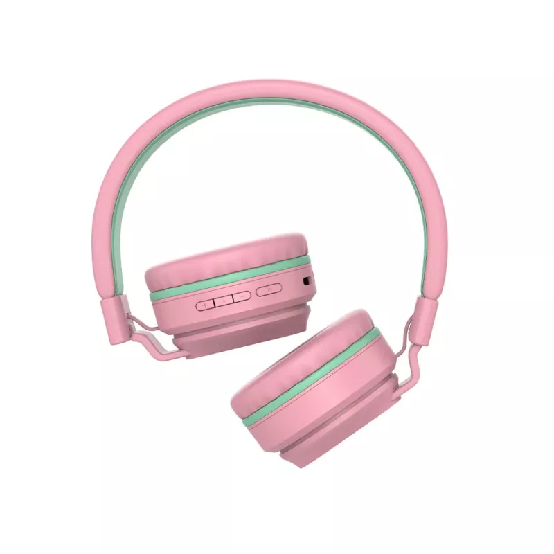 Hoofdtelefoon Tellur Buddy Bluetooth over-ear roze