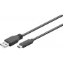 Wentronic 55469 USB-kabel zwart