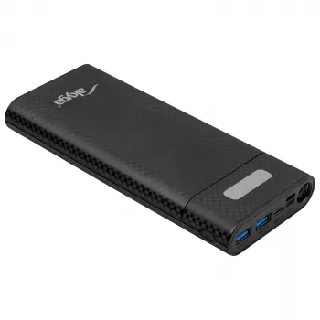 Akyga AK-BC-04 Powerbank-behuizing 20000 mAh, 8x 18650, 18W PD QC4+, USB-C, 2x USB-A, Lightning