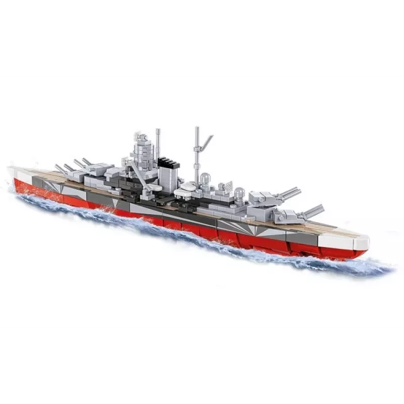 Constructieset Cobi slagschip Tirpitz model met 593 onderdelen, schaalgetrouw en displaykenmerken