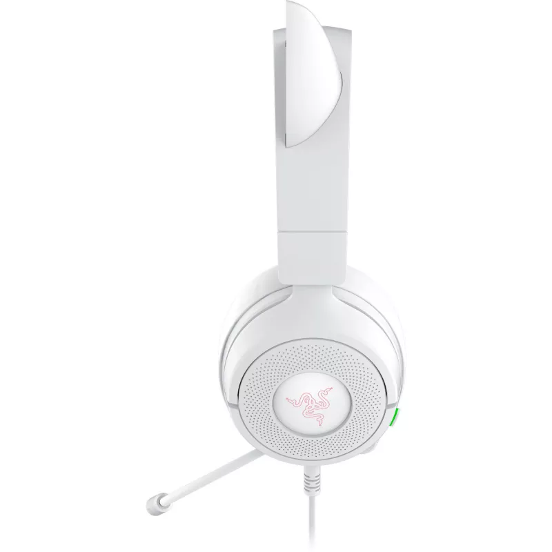 Headset Razer Kraken Kitty V3 X — gaming-headset met RGB-verlichting, licht ontwerp, ingebouwde microfoon