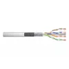 Netwerkkabel Digitus CAT 6 SF/UTP Twisted Pair patchkabel bulk 305 m grijs