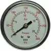 Manometer Aerotec aansluiting achterzijde buitendraad 1/4 inch model 9414582