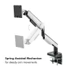 Monitorhouder, 17-49 inch gaming, gasveer