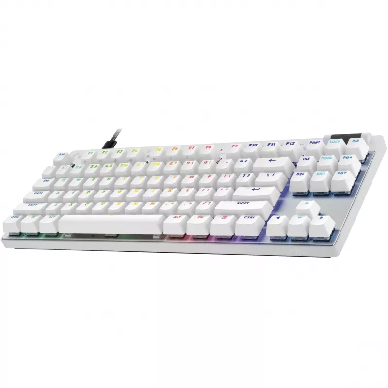 Logitech G PRO X TKL RAPID gaming-toetsenbord, QWERTZ-layout, wit (920-013240)