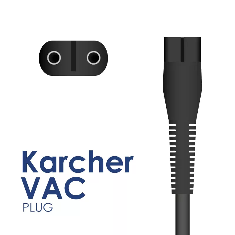 Akyga AK-PD-03 oplader voor Kärcher raamzuiger (WV 1, WV 2, WV 5, KV 4, KB 5), 5,5 V, 600 mA, 1,5 m