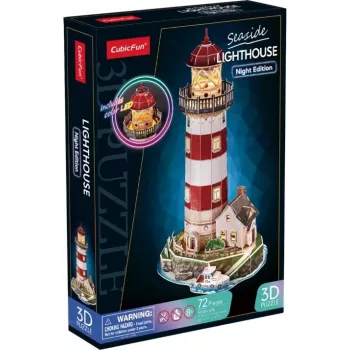 3D-puzzel 72 stukjes lantaarns nachtversie