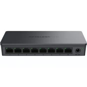 Unmanaged switch Grandstream GWN7701 - 8× Gigabit (10/100/1000), kunststof behuizing, 16 Gbit/s switching, geen PoE