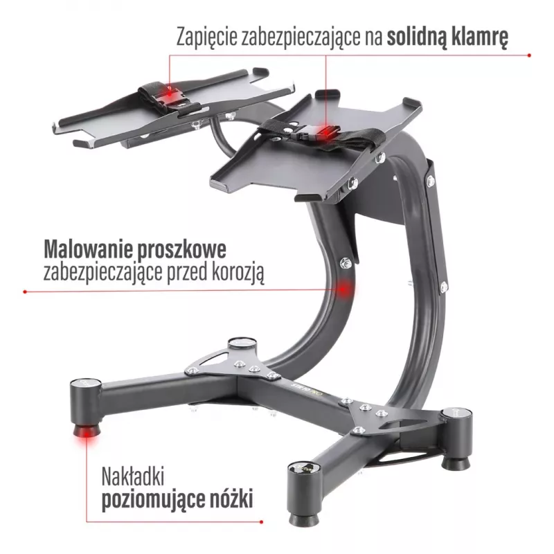Verstelbare dumbbellrek Hms Premium STR10 Pro