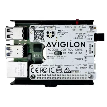 Uitbreidingsmodule Avigilon OP-CR-ACC zwart grijs metallic