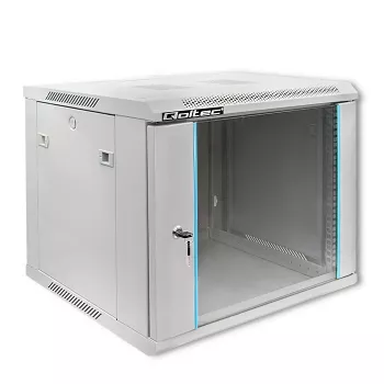 Rackkast QOLTEC 19 inch 9U 600x500x600 wand- of vloermontage serverbehuizing