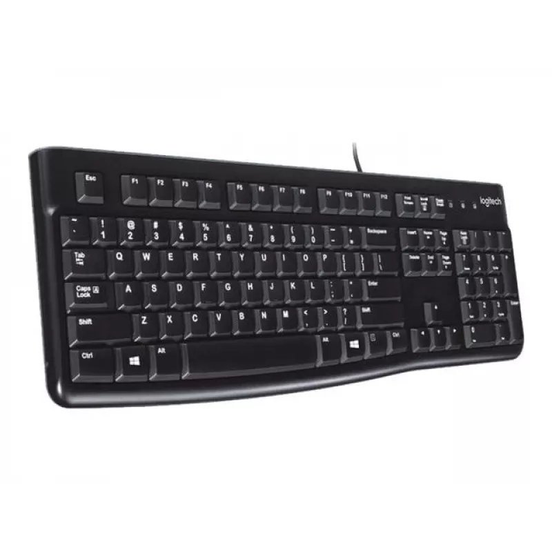 K120 bedraad toetsenbord, bedraad, USB, QWERTZ, zwart