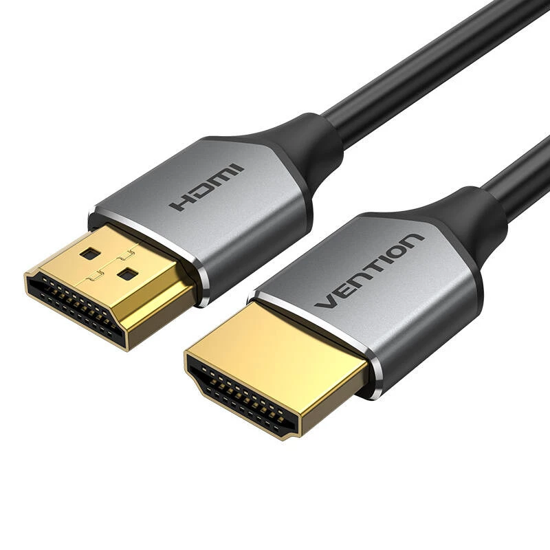 Ultra dunne HDMI HD-kabel Vention ALEHF 1m 4K 60Hz (grijs)