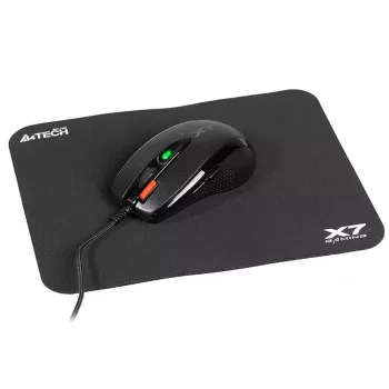 Gaming-muis A4Tech X-7120 USB Type-A ambidexter 2000 DPI, 3 ms, bedraad, zwart