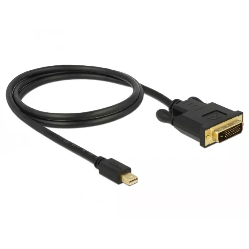 Videokabel-adapter DeLOCK 83988 Mini DisplayPort naar DVI-D 1m