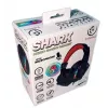 Rebeltec stereokoptelefoon met microfoon SHARK — bedraad on-ear-ontwerp