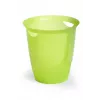 Durable TREND ronde prullenbak 31,5 cm, groen doorschijnend