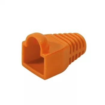 Stekkerverbinder CAT.6 RJ45 100 stuks, oranje