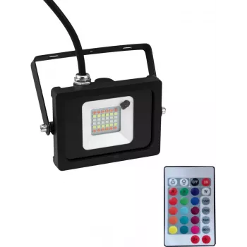 LED-floodlight EUROLITE FL-10 SMD RGB IP65 10W, compacte buiten-RGB-straalwerper