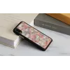 Beschermhoesje iKins voor iPhone XS / iPhone X, ruitpatroon, zwart