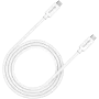 CANYON UC-44, kabel, U4-CC-5A1M-E, USB4 Type-C naar Type-C kabel 40G 1m 5A 240W(ERP) met E-MARK, CE, ROHS, wit