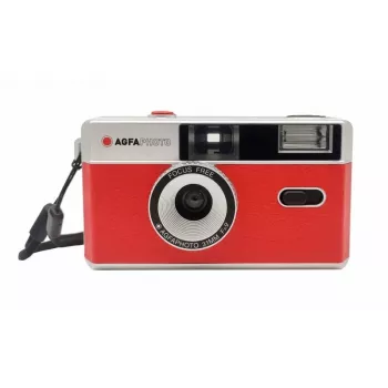 AgfaPhoto 603001 compactfilmcamera 35 mm rood - zilver (603001)