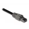Netwerkkabel DeLOCK RJ45-stekker Cat.8.1 STP gereedschapsvrij zwart