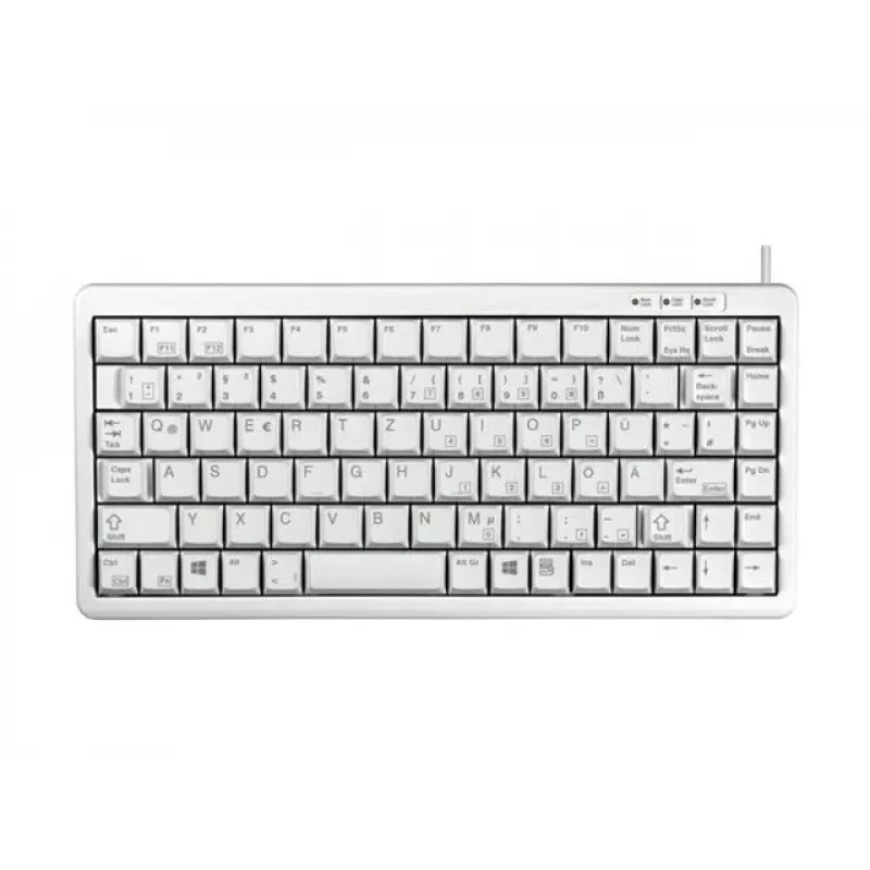 CHERRY Compact, combo (USB + PS/2) toetsenbord office USB + PS/2 QWERTY grijs