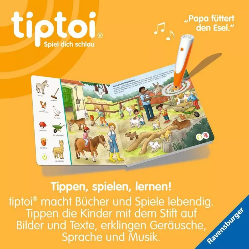 tiptoi Zoeken en ontdekken: Mijn dieren, leerboek