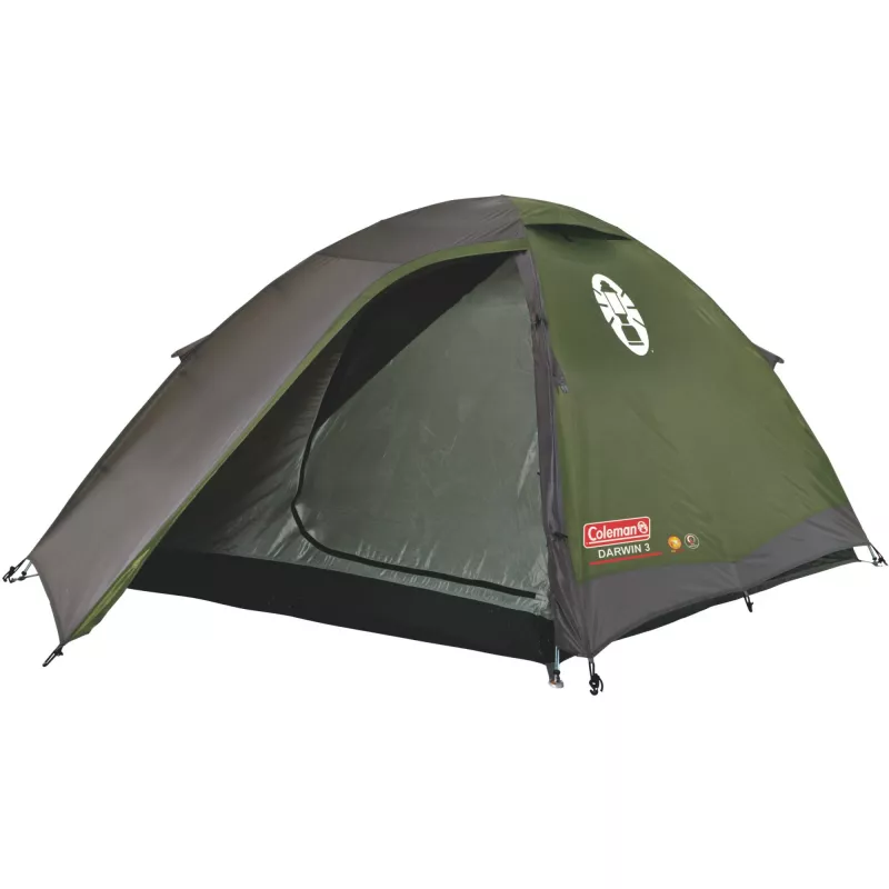 Koepeltent Coleman Darwin 3 3 personen groen stalen frame