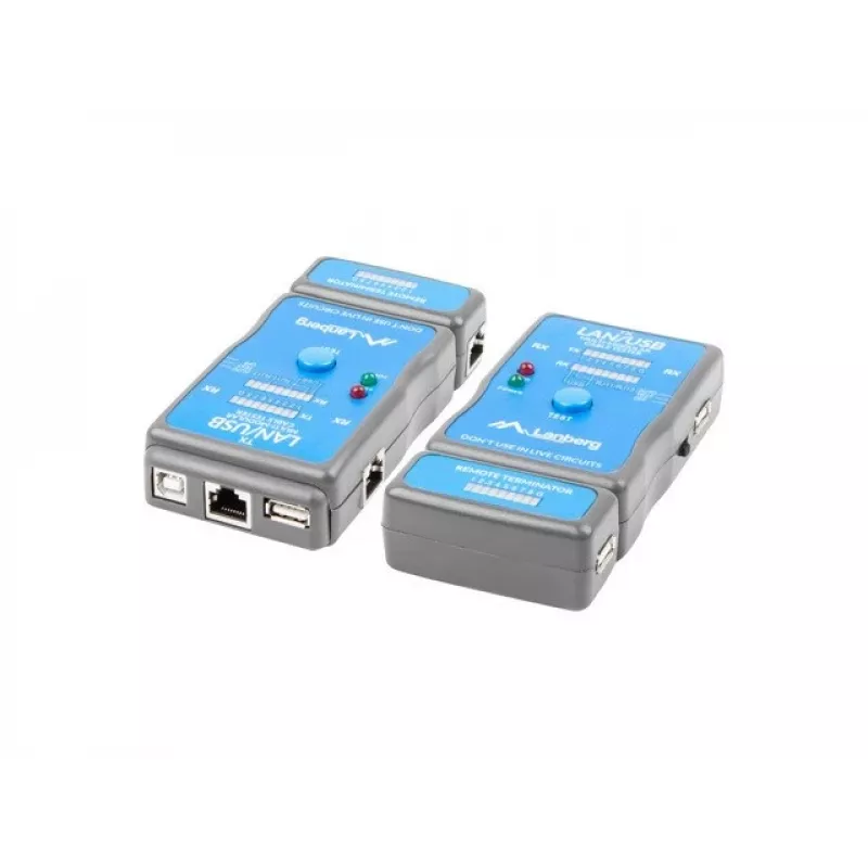 Lanberg NT-0403 netwerkkabeltester PoE-tester blauw