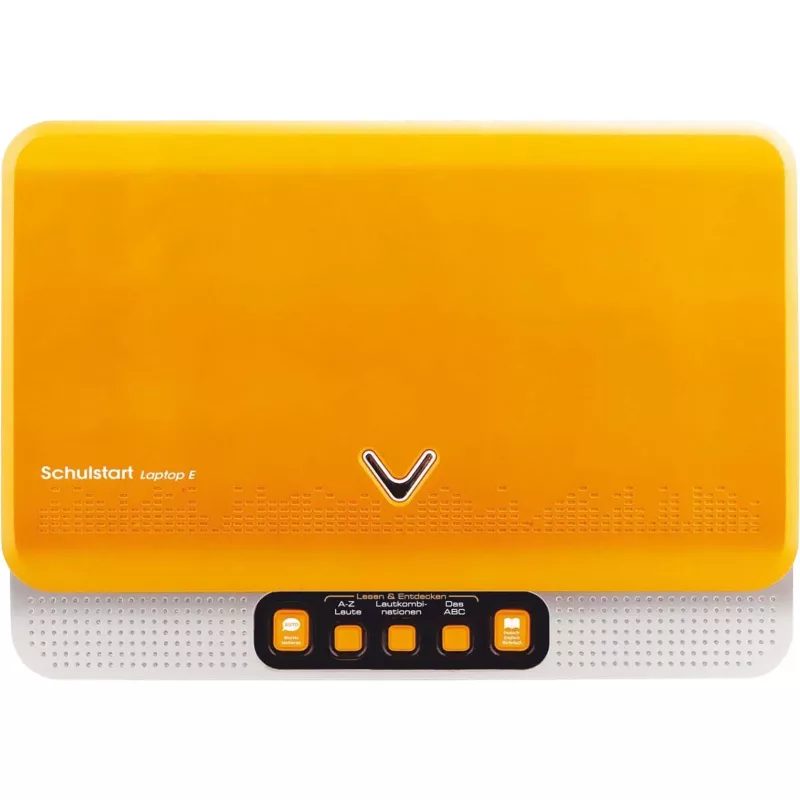 VTech Schulstart Laptop E voor kinderen van 6–8 jaar, zilver, interactief educatief speelgoed