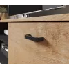 Cama Meble SOHO 140 tv-meubel, Lefkas-eik/zwart